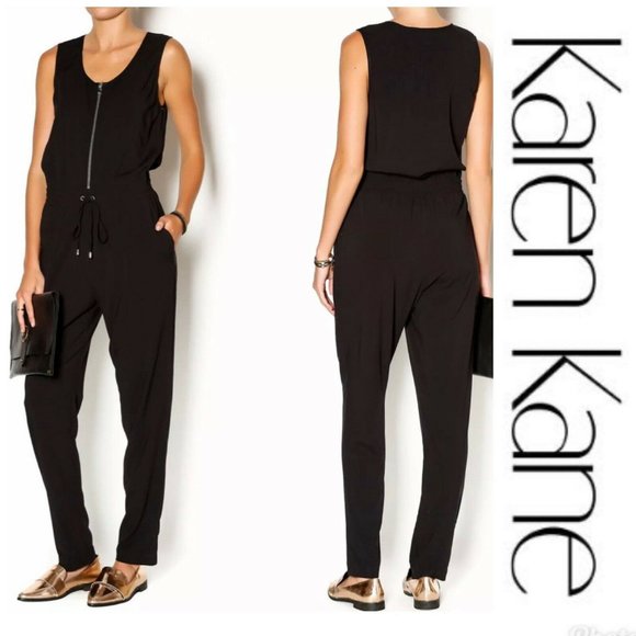 Karen Kane Pants - Karen Kane Women’s Jumpsuit Zip Front Small